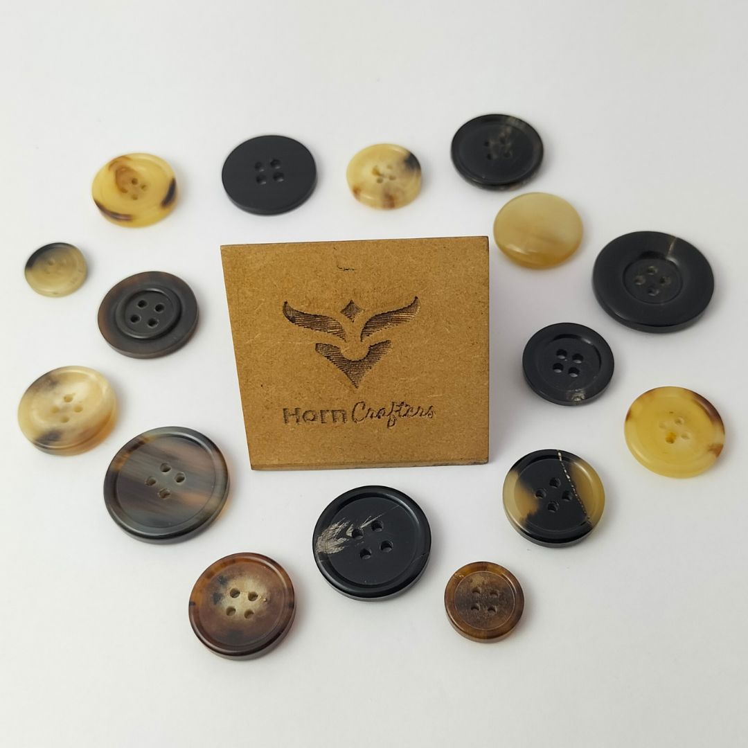 Buffalo Horn Buttons