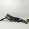 Viking Drinking Horn Black Color with Leather Holder