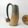 Viking Drinking Horn Mug - Natural Finish Color