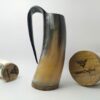 Viking Drinking Horn Mug - Black and Blonde Color