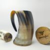 Viking Drinking Horn Mug - Rings Carving