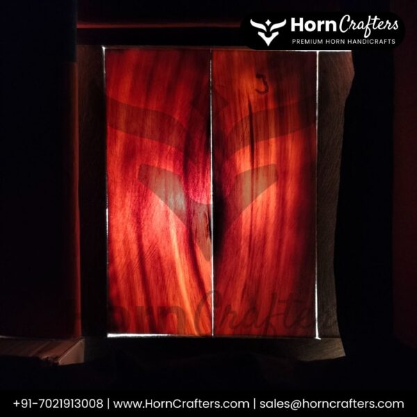 Buffalo Horn Plates - Color No. 3 (Brown)