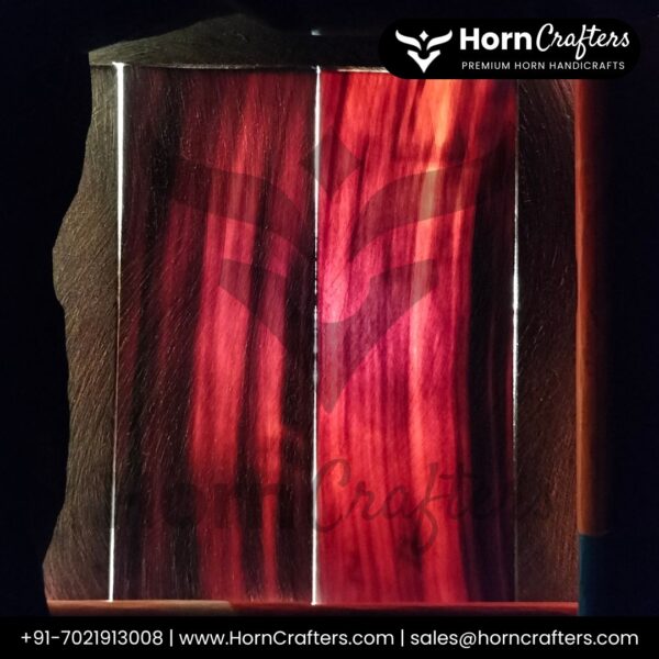 Buffalo Horn Plates - Color No. 5 (Dark Brown)