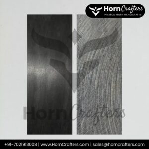 Buffalo Horn Plates - Black Color