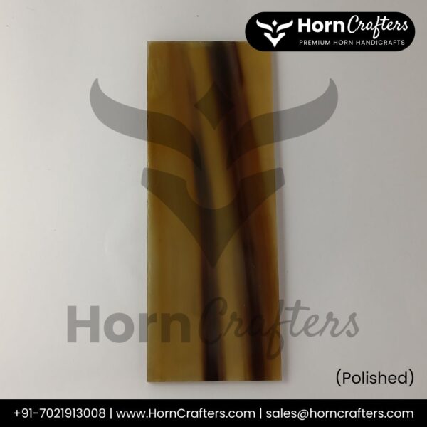 Buffalo Horn Plates - Full Line Color Polished