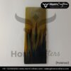 Buffalo Horn Plates - Half Color Polished