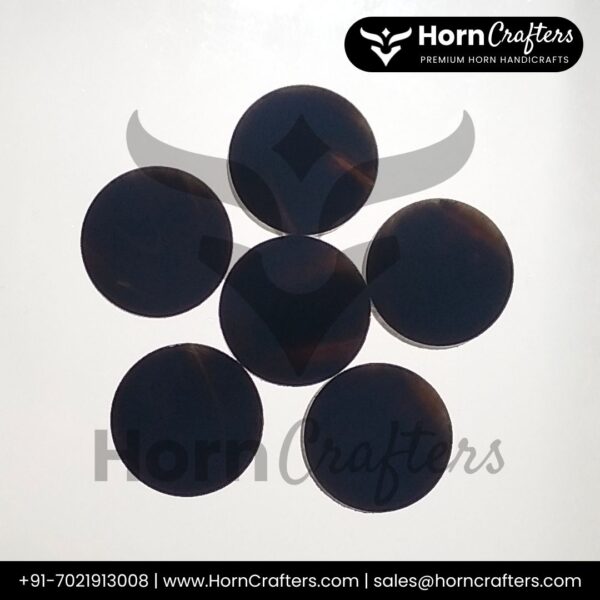 Buffalo Horn Button Blanks B Color No. 5