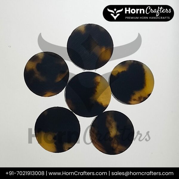 Buffalo Horn Button Blanks C Color No. 11