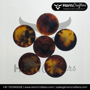 Buffalo Horn Button Blanks C Color No. 8 B