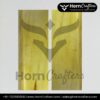 Buffalo Horn Plates - Milk White Color