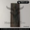 Buffalo Horn Plates - Color No. 3 (Brown) Polished
