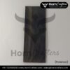 Buffalo Horn Plates - Color No. 4 (Medium Brown) Polished
