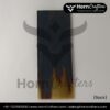 Buffalo Horn Plates - White Spot with Black Back Color (Afri)