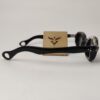 Horn rimmed glasses