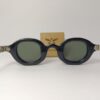 Horn rimmed glasses