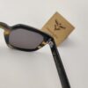 Horn rimmed glasses - black and blonde color