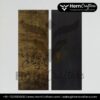 Buffalo Horn Plates - Natural Texture Black Color