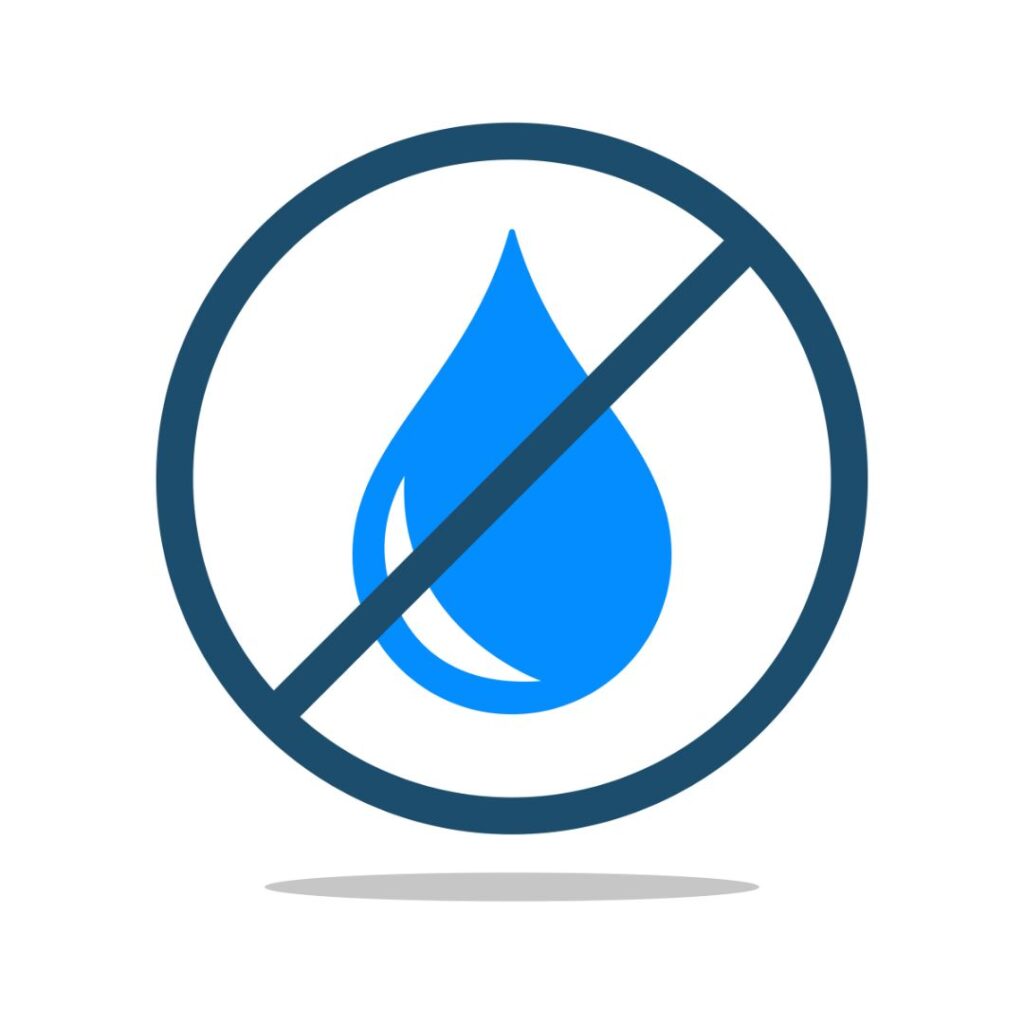 Avoid water
