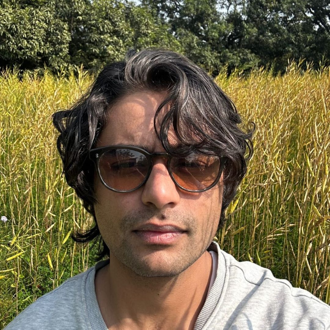 Our client wearing his Personalized Sunglasses