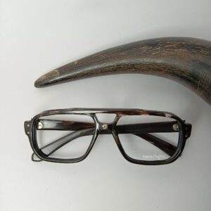 Genuine horn rimmed reading glasses for Men kept aside natural horn